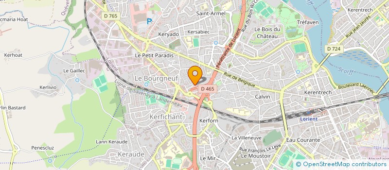 localisation de l'entreprise ENERGIEBIO SOLUTIONS à LORIENT