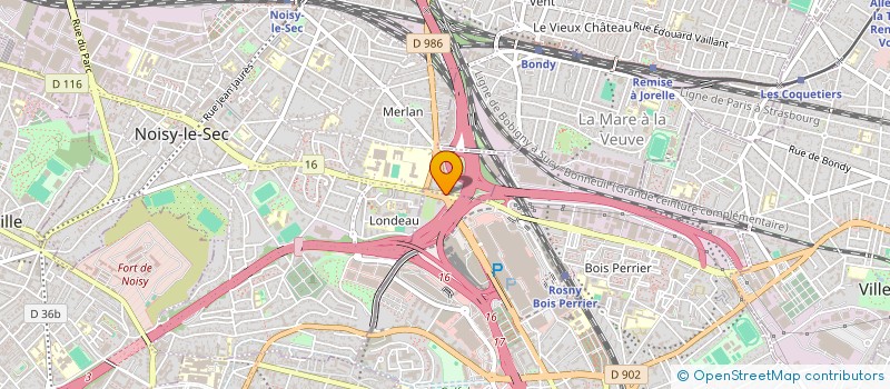 localisation de l'entreprise ENERGIELINE à NOISY-LE-SEC