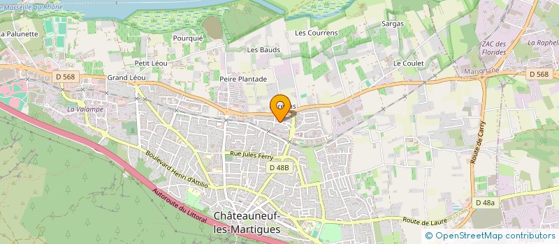 localisation de l'entreprise ENERGIEM à CHATEAUNEUF-LES-MARTIGUES