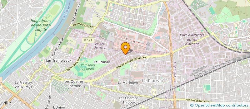 localisation de l'entreprise ENERGIEMAT à SARTROUVILLE