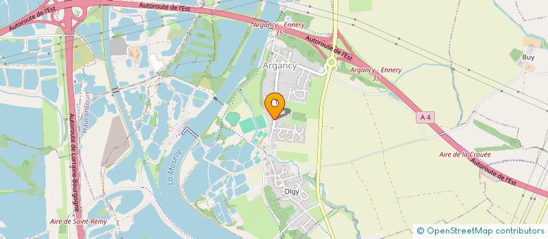 localisation de l'entreprise ENERGIES 57  ARGANCY