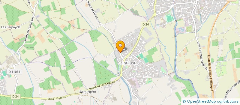 localisation de l'entreprise ENERGIES  SAINT-JUST