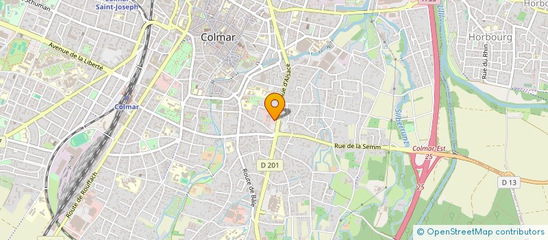 localisation de l'entreprise ENERGIES ALSACIENNES  COLMAR