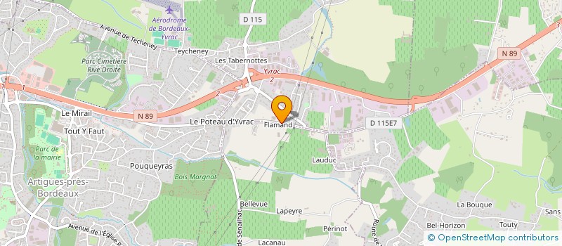 localisation de l'entreprise ENERGIES ALTERNATIVES & SOLAIRES SOLUTIONS à POMPIGNAC