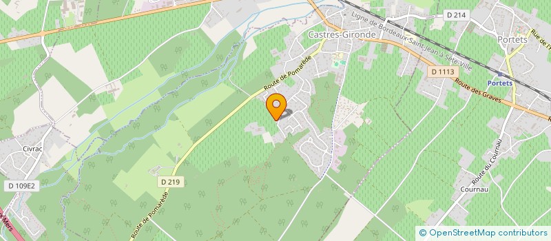 localisation de l'entreprise ENERGIES AND CO  CASTRES-GIRONDE