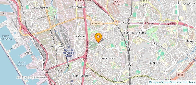 localisation de l'entreprise ENERGIES.BAT à MARSEILLE