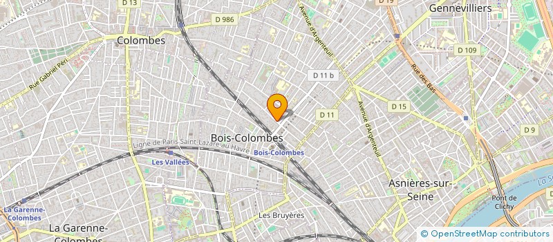 localisation de l'entreprise ENERGIES BIEN ETRE à BOIS-COLOMBES