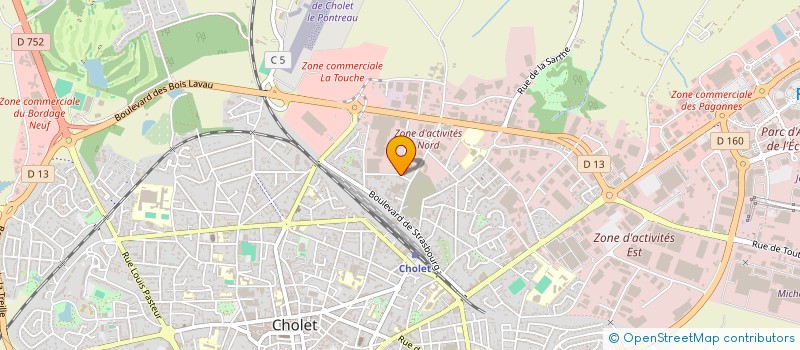 localisation de l'entreprise ENERGIES CHOLETAISES à CHOLET