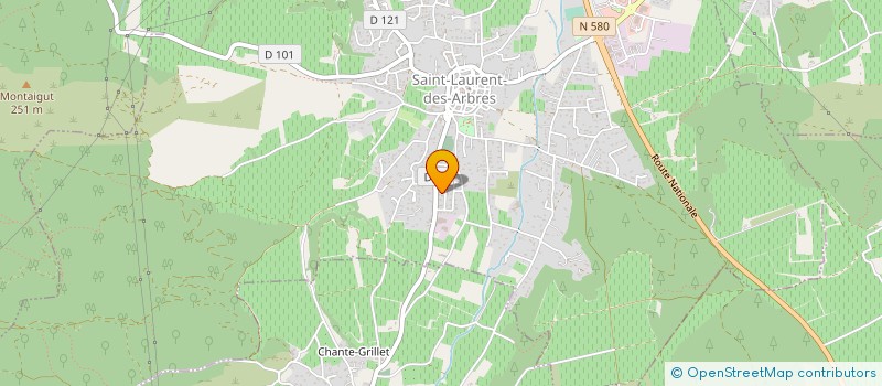 localisation de l'entreprise ENERGIES CONCEPTS ET SERVICES  SAINT-LAURENT-DES-ARBRES