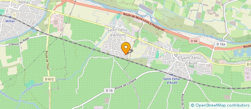 localisation de l'entreprise ENERGIES CONFORT  SAINT-FELIU-D'AMONT