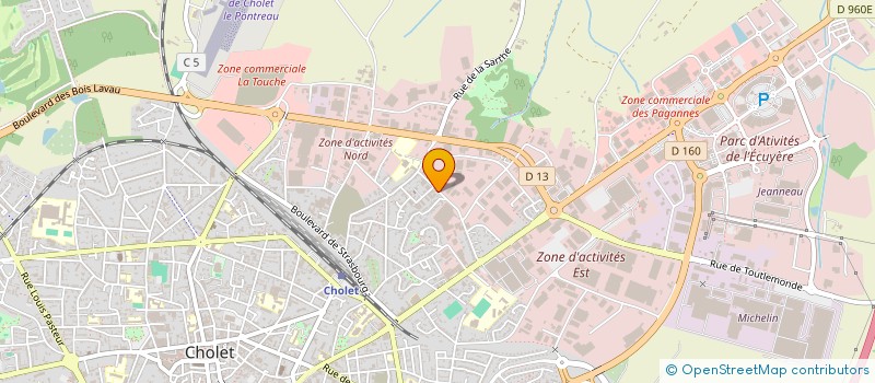 localisation de l'entreprise ENERGIES CONNECT à CHOLET