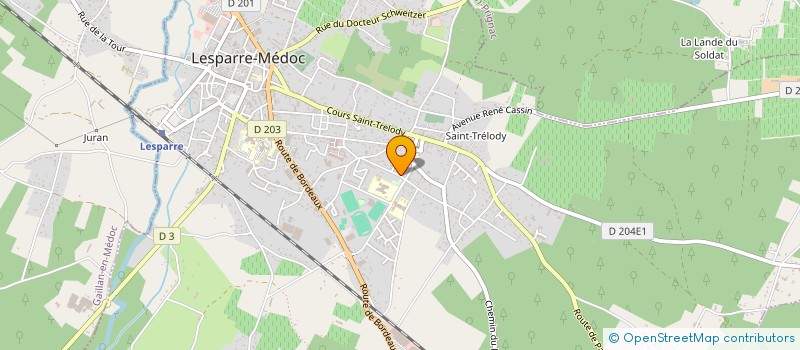 localisation de l'entreprise ENERGIES CONSULTING à LESPARRE-MEDOC
