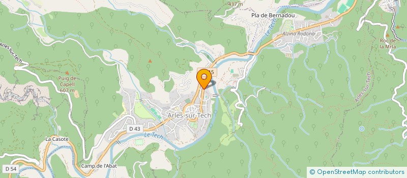 localisation de l'entreprise ENERGIES D'ICI  ARLES-SUR-TECH