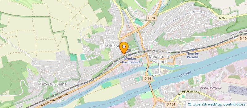 localisation de l'entreprise ENERGIES DE FRANCE RENOUVELABLES (E.F.R.) à HARDRICOURT