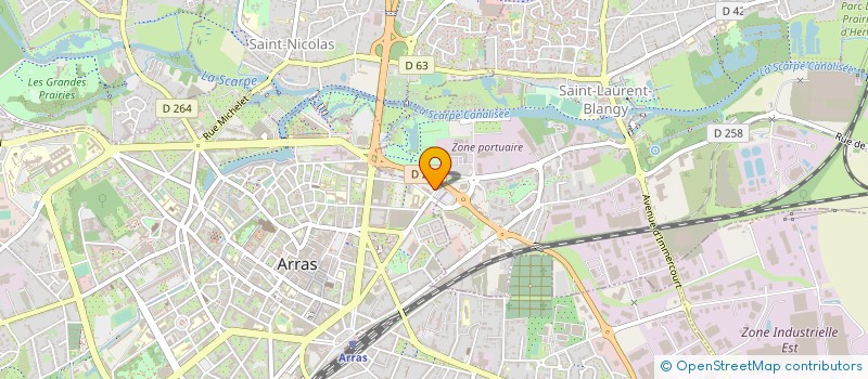 localisation de l'entreprise ENERGIES DES HAUTS TRAITS à ARRAS