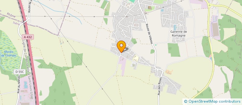 localisation de l'entreprise ENERGIES DU HAUT DAUPHINE ASSO  VILLEMOIRIEU