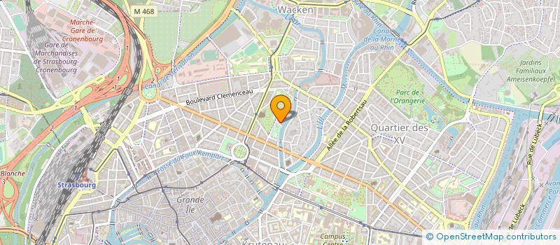 localisation de l'entreprise ENERGIES DU NORD HAUTE SAONE à STRASBOURG