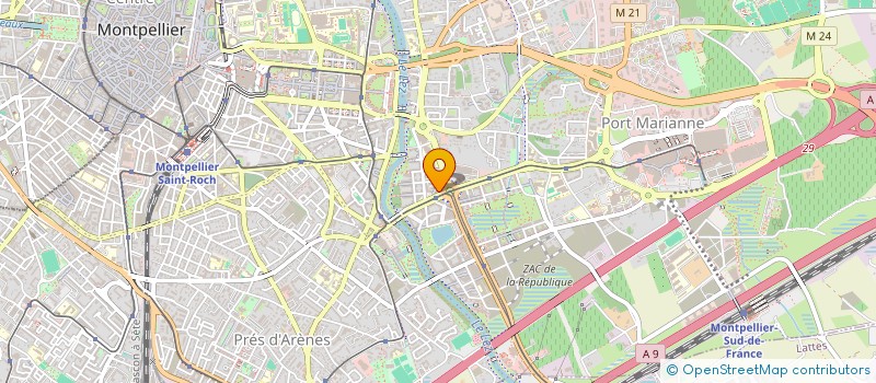 localisation de l'entreprise ENERGIES DU SUD à MONTPELLIER