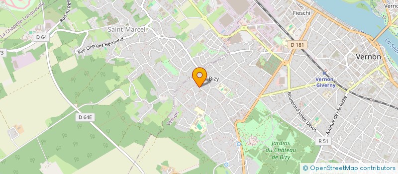 localisation de l'entreprise ENERGIES DUHAMEL  VERNON