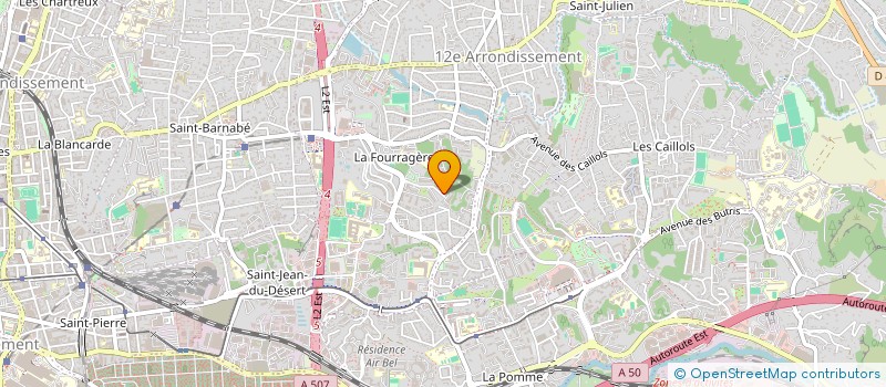 localisation de l'entreprise ENERGIES ET BIEN ETRE  MARSEILLE