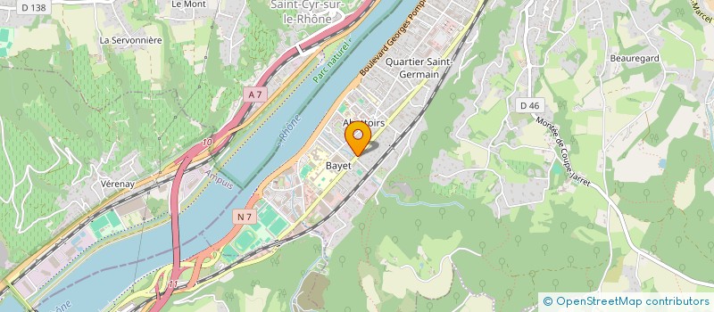 localisation de l'entreprise ENERGIES ET FLUIDES à VIENNE