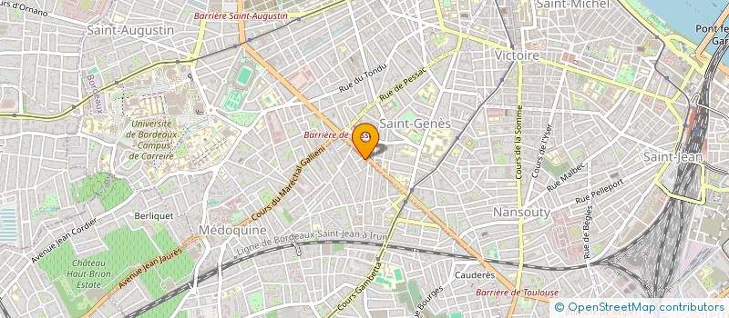 localisation de l'entreprise ENERGIES ET FLUIDES à TALENCE