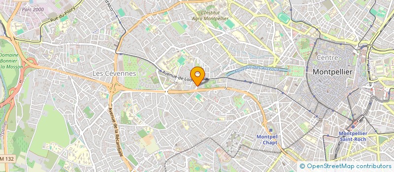 localisation de l'entreprise ENERGIES FLORALES à MONTPELLIER