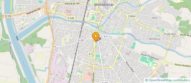 localisation de l'entreprise ENERGIES FRANCE AVENIR à MONTELIMAR