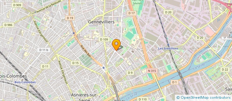localisation de l'entreprise ENERGIES FRANCE SAS  GENNEVILLIERS