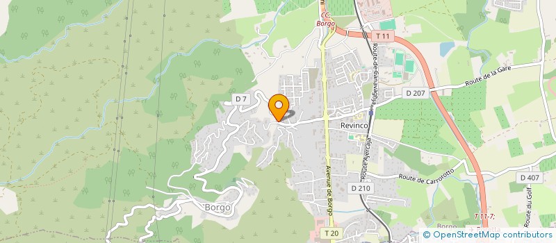 localisation de l'entreprise ENERGIES FUTURES à BORGO