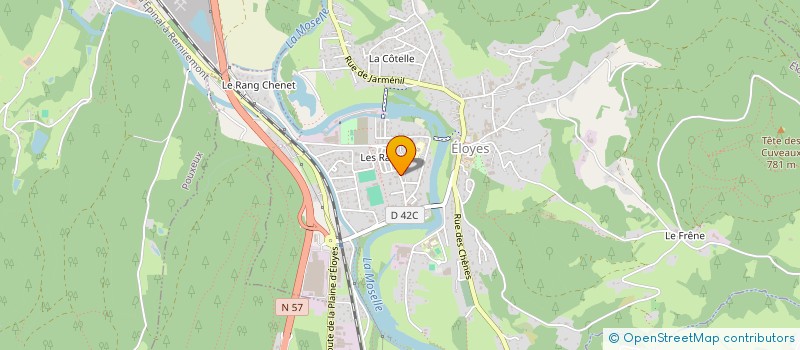 localisation de l'entreprise ENERGIES HAUTES VOSGES à ELOYES