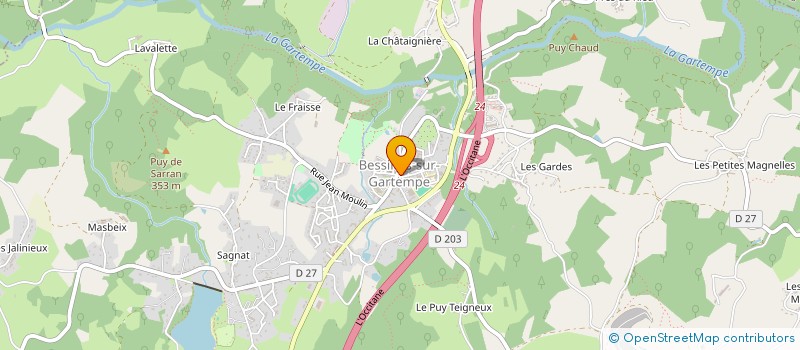 localisation de l'entreprise ENERGIES LIMOUSINES à BESSINES-SUR-GARTEMPE