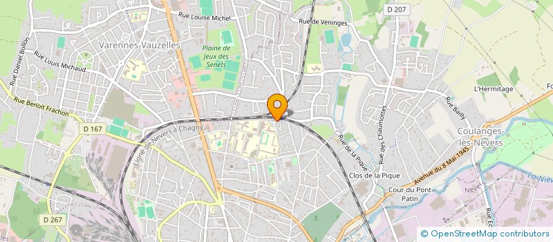 localisation de l'entreprise ENERGIES NEVERS AGGLOMERATION - ENEA à NEVERS