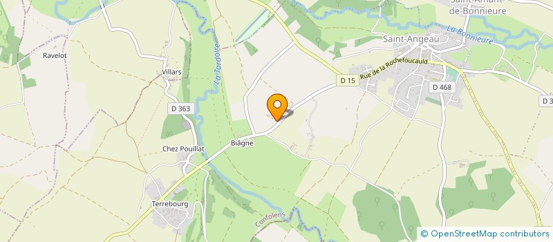 localisation de l'entreprise ENERGIES NOUVELLES BOIS GIRAUD à VAL-DE-BONNIEURE