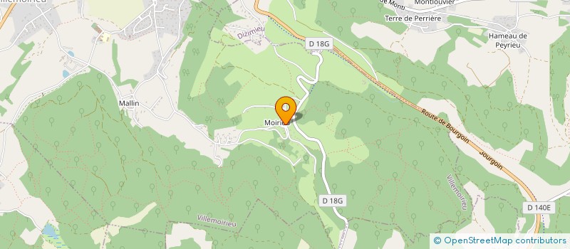 localisation de l'entreprise ENERGIES NT  VILLEMOIRIEU