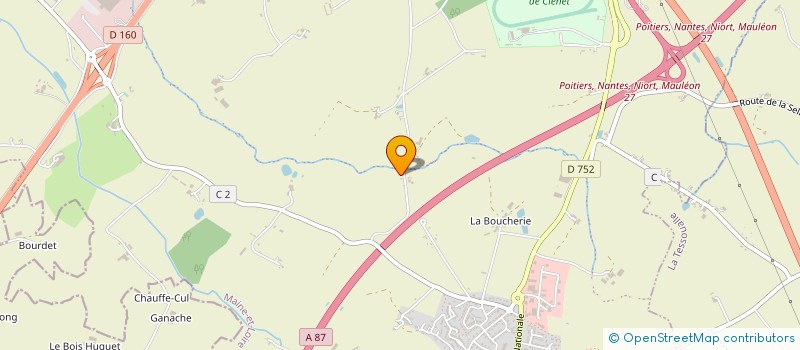 localisation de l'entreprise ENERGIES OUEST à CHOLET