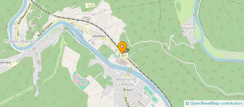 localisation de l'entreprise ENERGIES RENOUVELABLES CITOYENNES DES VALLEES ET PLATEAU D'ARDENNE  BOGNY-SUR-MEUSE