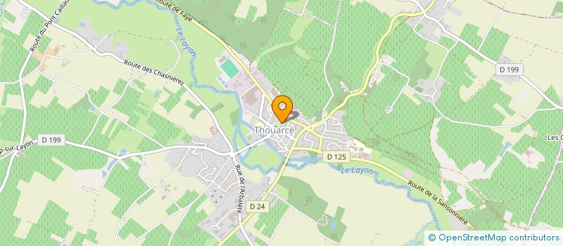 localisation de l'entreprise ENERGIES RENOUVELABLES ET CITOYENNES LOIRE LAYON AUBANCE  BELLEVIGNE-EN-LAYON