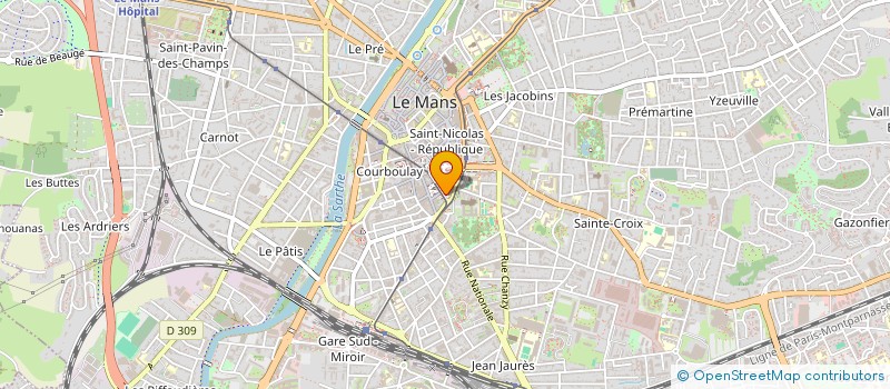 localisation de l'entreprise ENERGIES RENOUVELABLES INVESTISSEMENTS à LE MANS