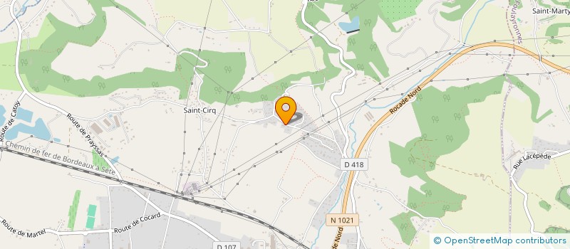 localisation de l'entreprise ENERGIES RENOUVELABLES VILLENEUVOISE  COLAYRAC-SAINT-CIRQ