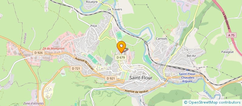 localisation de l'entreprise ENERGIES SANFLORAINES à SAINT-FLOUR