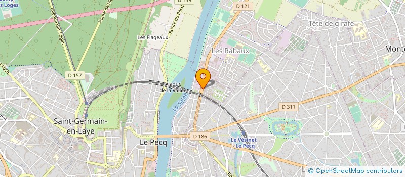 localisation de l'entreprise ENERGIES SERVICES  LE PECQ