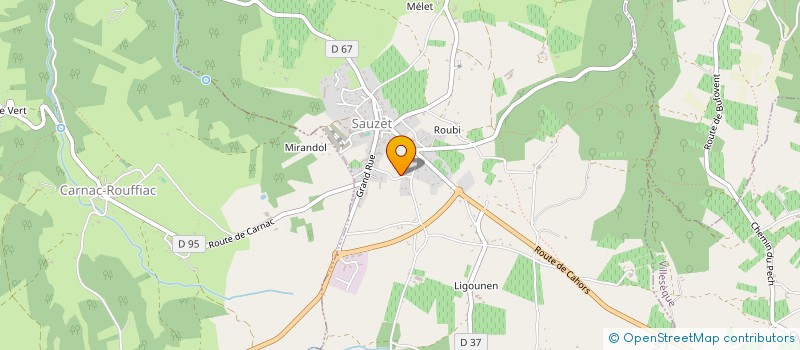 localisation de l'entreprise ENERGIES SERVICES  SAUZET