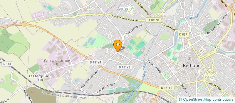 localisation de l'entreprise ENERGIES SERVICES SARL  ANNEZIN