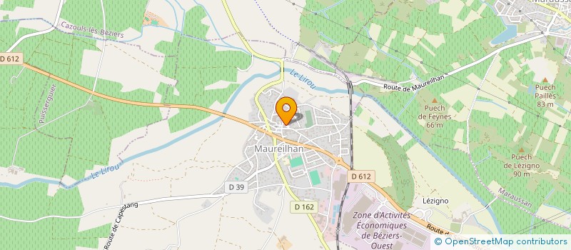 localisation de l'entreprise ENERGIES SOLUTIONS BIOCLIMATIQUE - ESB à NARBONNE