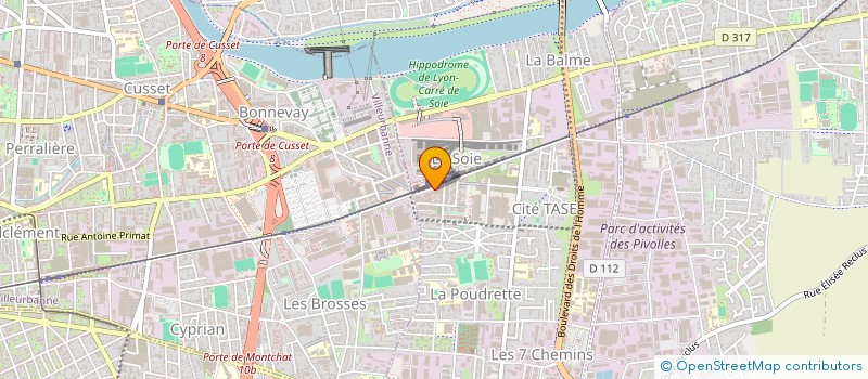 localisation de l'entreprise ENERGIES STEPHANOISES  VAULX-EN-VELIN