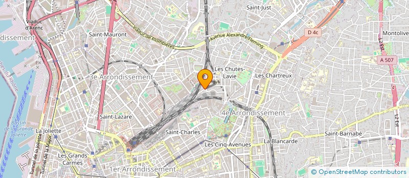 localisation de l'entreprise ENERGIES TECHNIQUES EQUIPEMENTS à MARSEILLE