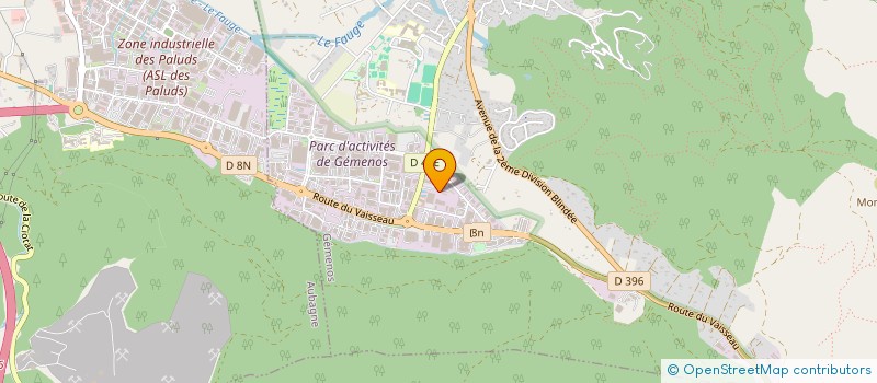 localisation de l'entreprise ENERGIES TECHNIQUES SERVICES  GEMENOS