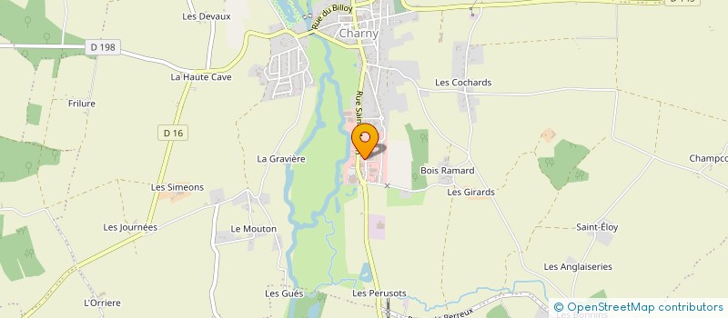 localisation de l'entreprise ENERGIES TERRE SOLEIL à CHARNY OREE DE PUISAYE