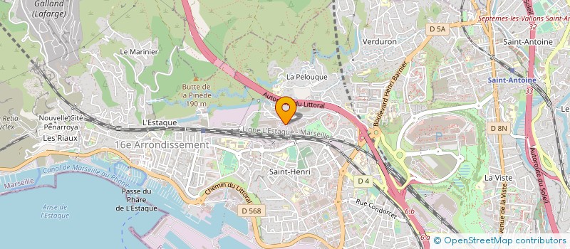 localisation de l'entreprise ENERGIESUD  MARSEILLE